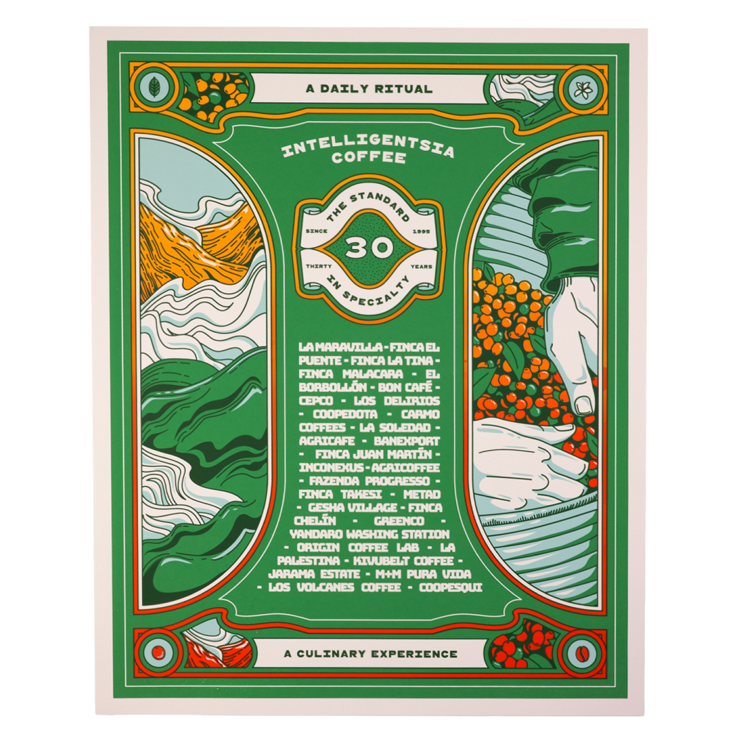 Direct Trade Screen-Printed Poster